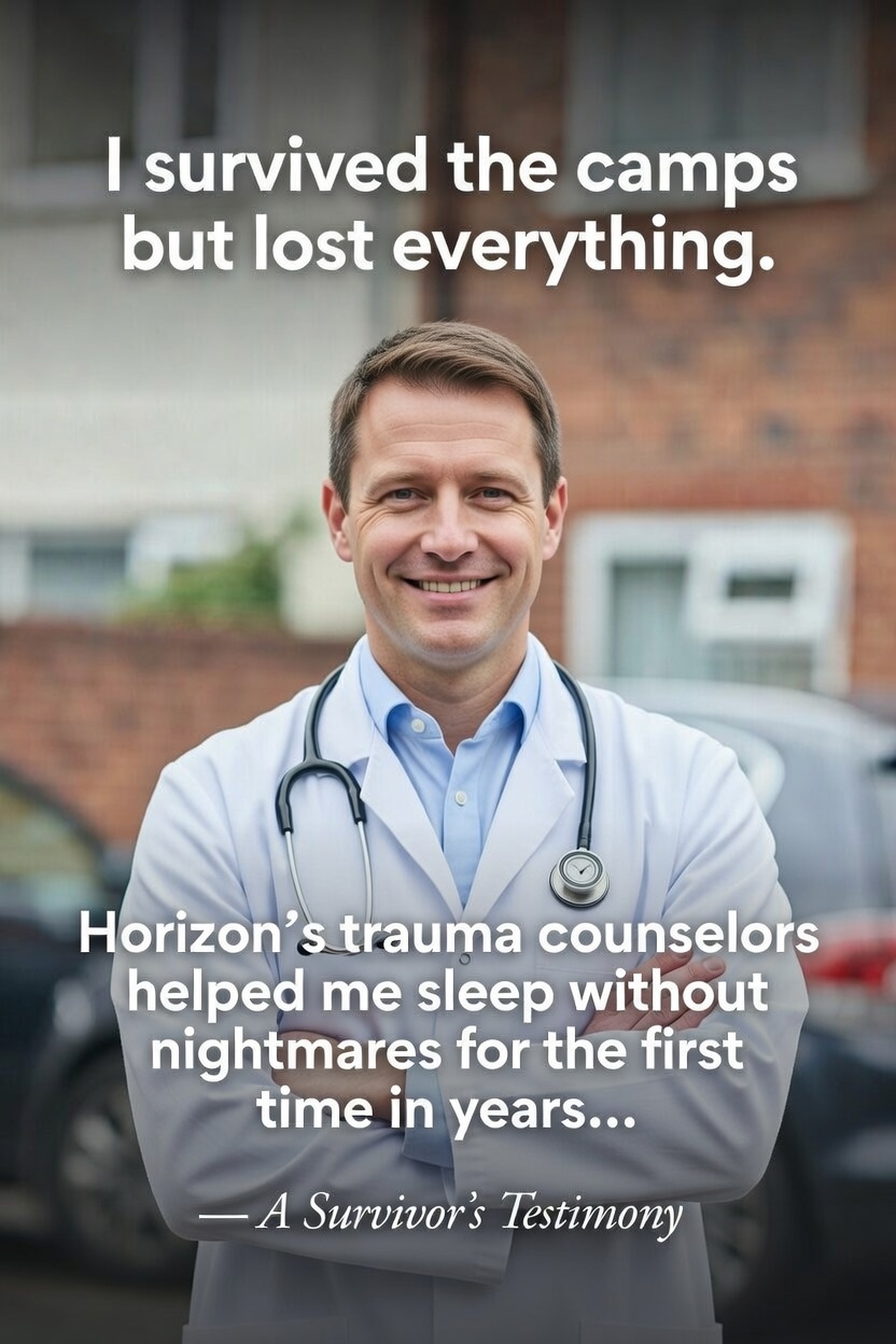 Rohingya woman survivor smiling